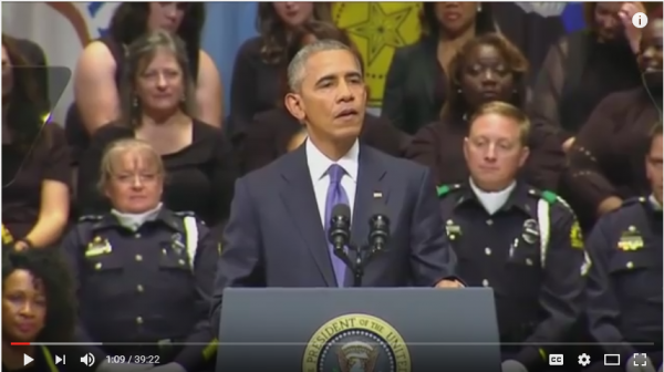 Barack Obama in Dallas YouTube snip